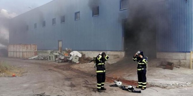 Faaliyeti durdurulan fabrikada patlama: 4 yaralı