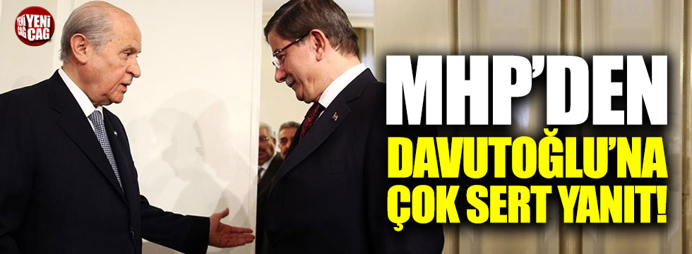 MHP'li Semih Yalçın'dan Ahmet Davutoğlu'na çok sert yanıt