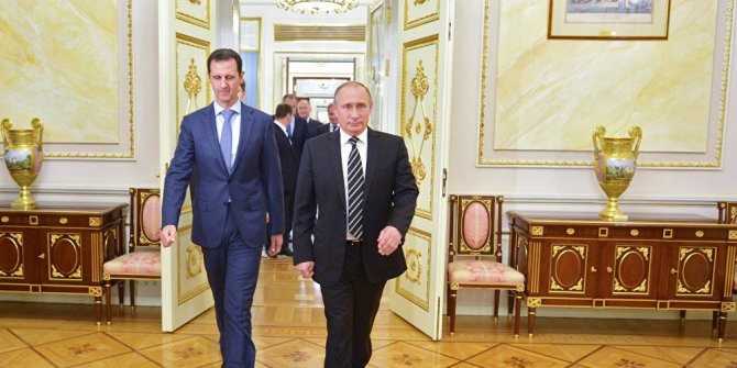 Putin ve Esad'dan karşılıklı kutlama mesajı