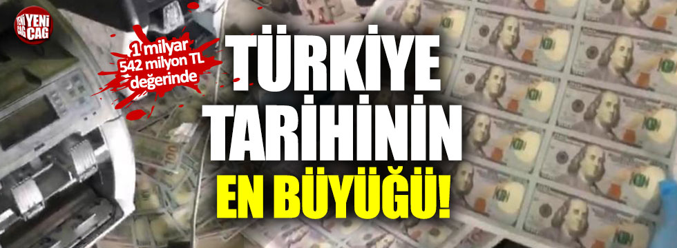 Türkiye tarihinin en büyük sahte dolar operasyonu