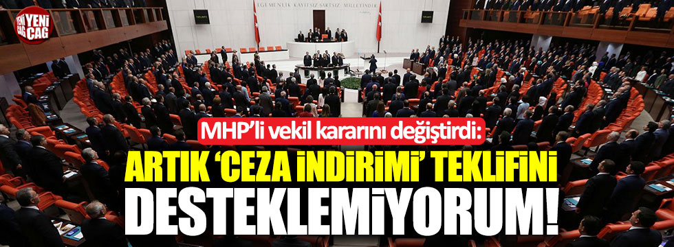MHP'li Enginyurt: "Arık Ceza İndirimi teklifini desteklemiyorum"