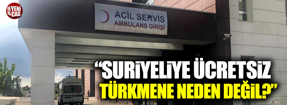 Sinan Oğan: "Suriyeliye ücretsiz, Türkmene neden değil?"