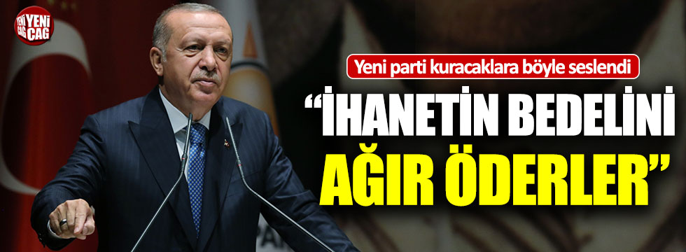Babacan, Davutoğlu ve Gül'e Erdoğan'dan tehdit
