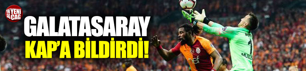 Galatasaray Luyindama'yı KAP'a bildirdi
