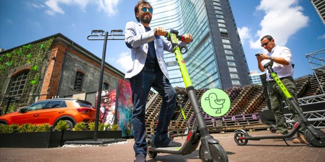 Yerli scooter kiralama startupu 'martı' tanıtıldı