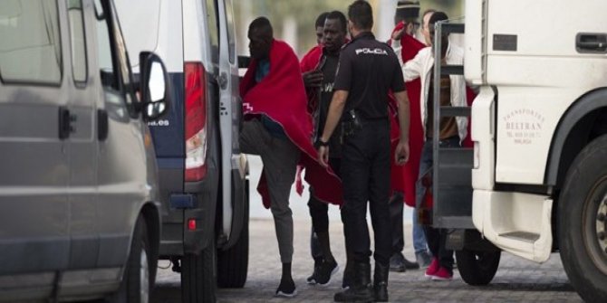 İspanya'da 161 sığınmacı yakalandı