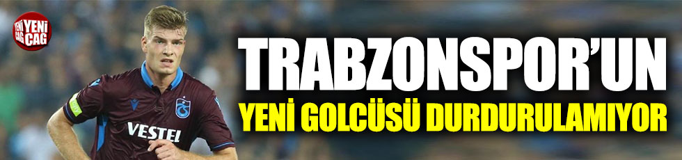 Trabzonspor'un yeni golcü Sörloth tam gaz!