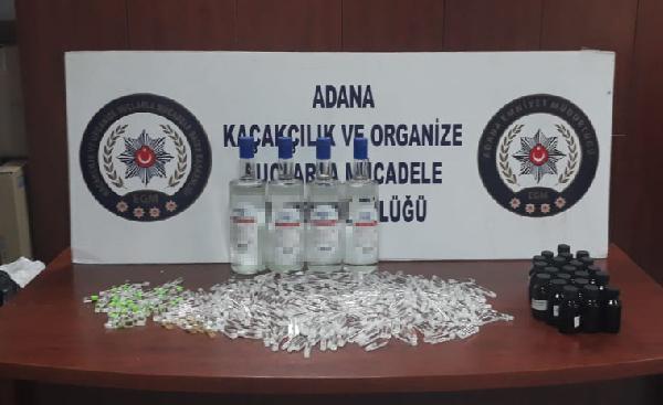 Adana'da sahte alkol operasyonu