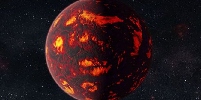 Tamamen lavlarla kaplı bir gezegen uydusu keşfedildi