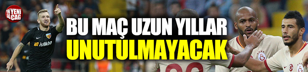 Kayserispor - Galatasaray 2-3 (Maç özeti)