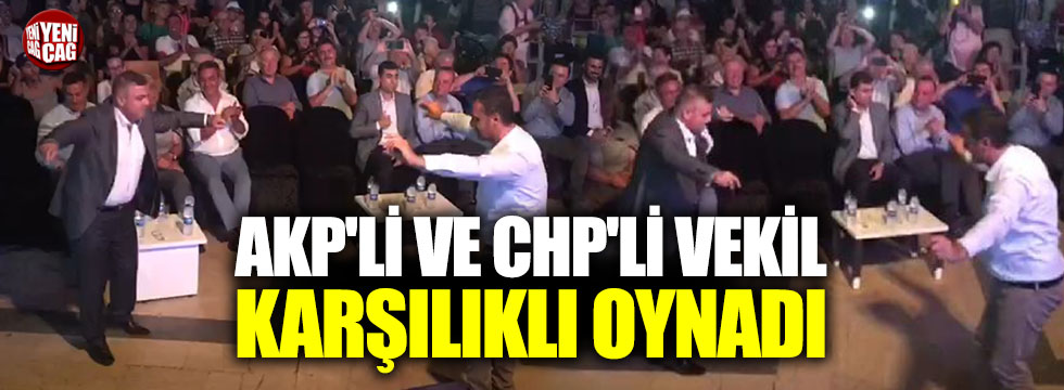 AKP'li ve CHP'li vekil karşılıklı oynadı