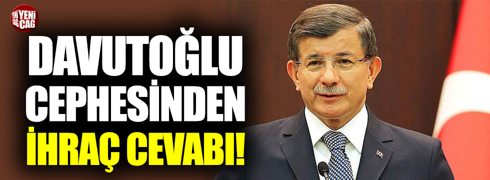 Davutoğlu cephesinden Erdoğan'a cevap