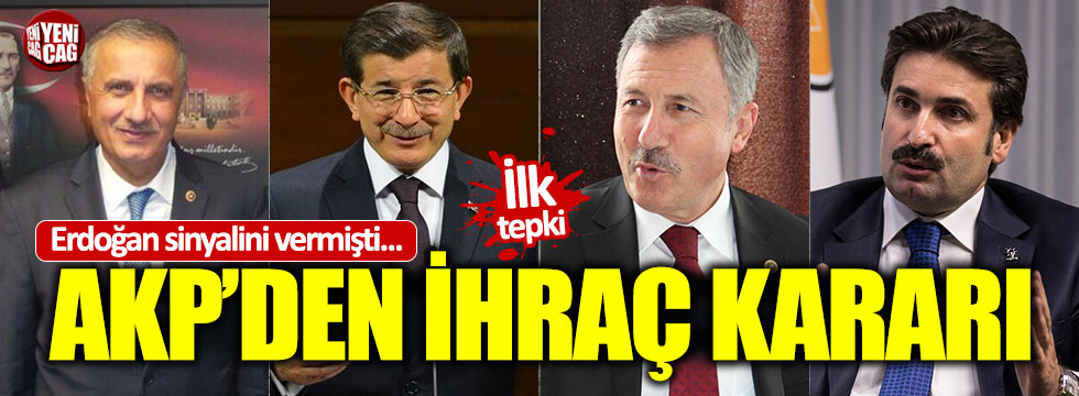 Davutoğlu AKP'den ihraç ediliyor