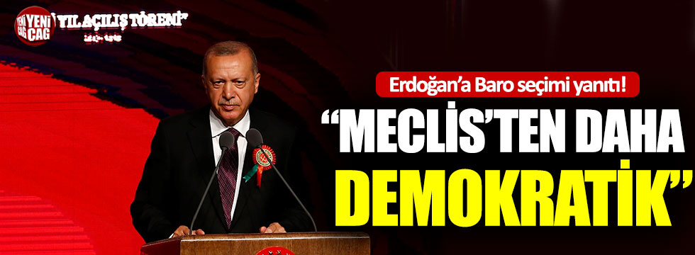 Ankara Barosu'ndan Erdoğan'a seçim yanıtı