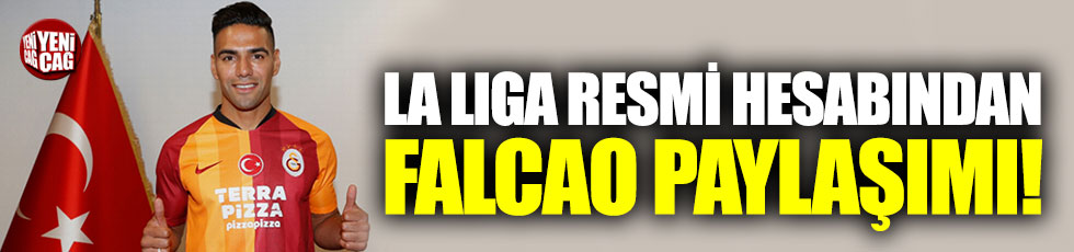 La Liga resmi hesabından Falcao paylaşımı!