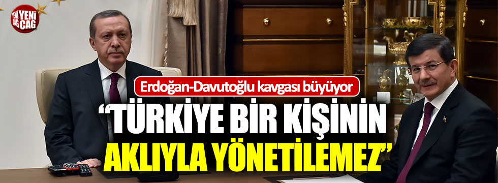 AKP’de Davutoğlu-Erdoğan kavgası büyüyor!