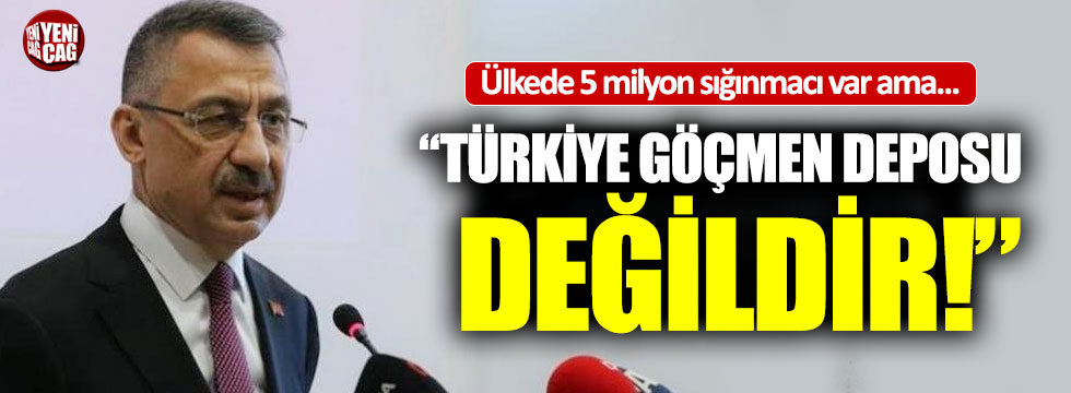 "Türkiye göçmen deposu değildir"