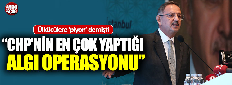 Mehmet Özhaseki: “CHP’nin en çok yaptığı iş algı operasyonu”