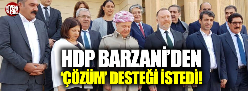 HDP Barzani’den ‘Çözüm’ desteği istedi!