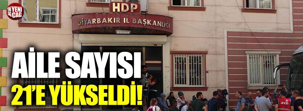 HDP önündeki ‘Evlat nöbetine’ katılan aile sayısı 21 oldu