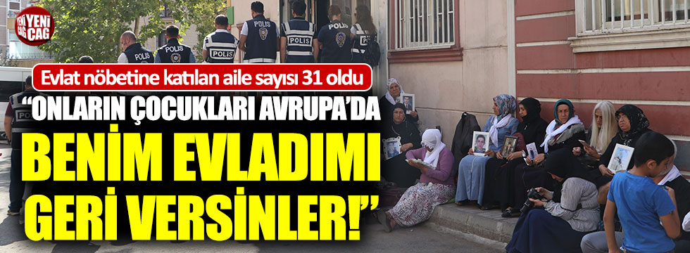 Diyarbakır’daki evlat nöbetine katılan aile sayısı 31 oldu