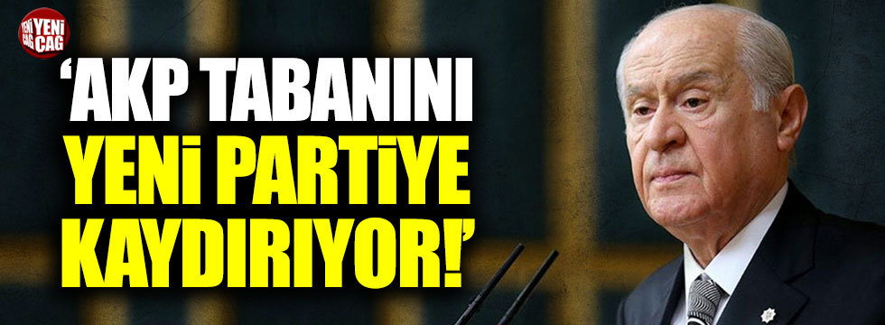Ocaktan: "Bahçeli, AKP tabanını yeni partiye kaydırıyor"