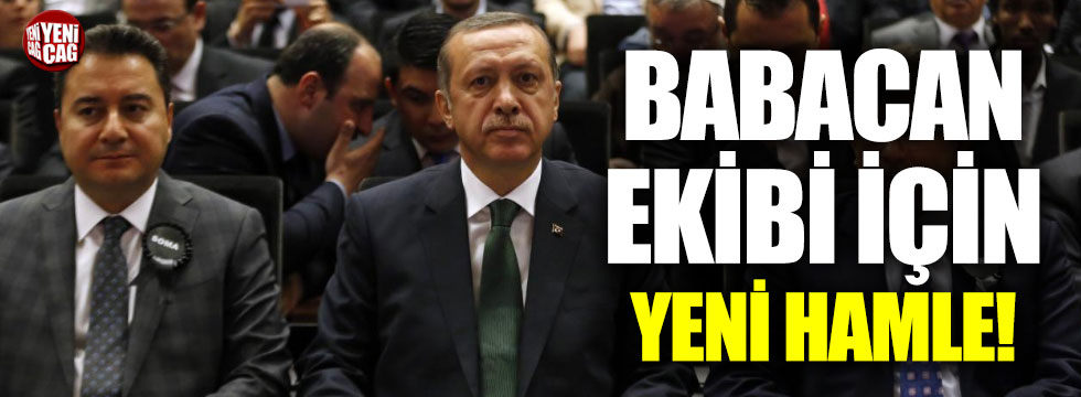 AKP'den Babacan ekibi için yeni hamle
