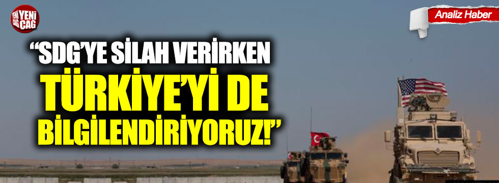 Pentagon: “SDG’ye silah verirken Türkiye’yi de bilgilendiriyoruz!”