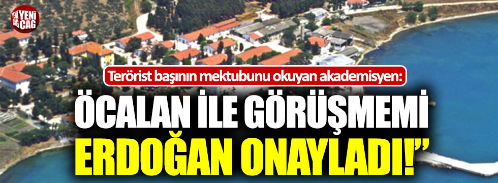 Ali Kemal Özcan: “Erdoğan, Öcalan ile görüşmeme engel olmadı”