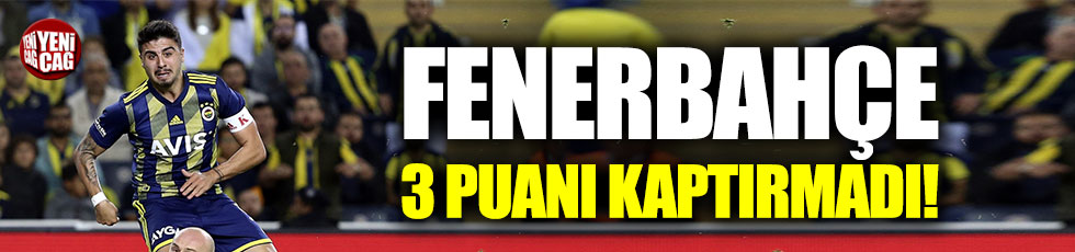 Fenerbahçe, Ankaragücü’nü mağlup etti