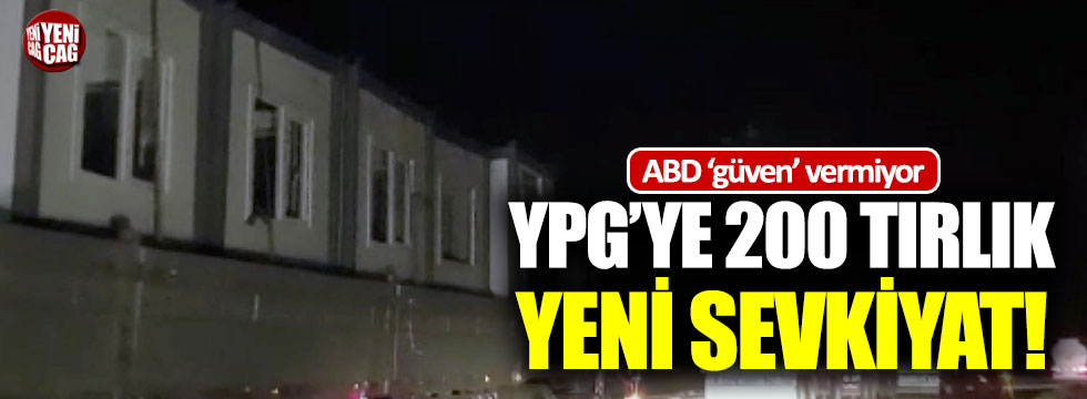 ABD’den YPG’ye yeni sevkiyat!