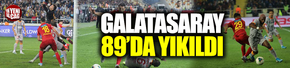 Yeni Malatyaspor - Galatasaray 1-1 (Maç özeti)