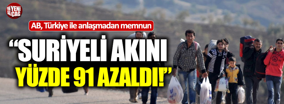 "Türkiye-AB göç mutabakatı sonuç vermeye devam ediyor"