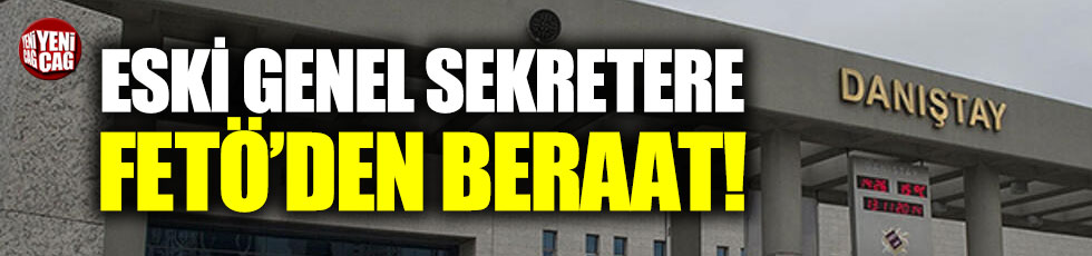 Danıştay Genel Sekreteri Kökçam'a FETÖ'den beraat
