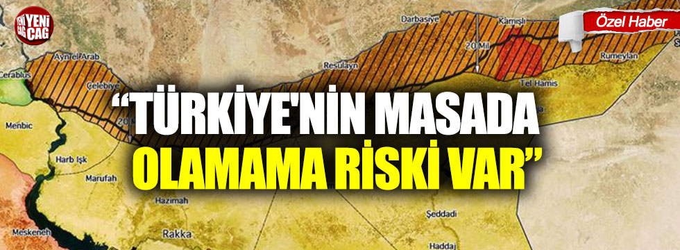 Behiç Çelik: "Türkiye'nin masada olamama riski var"