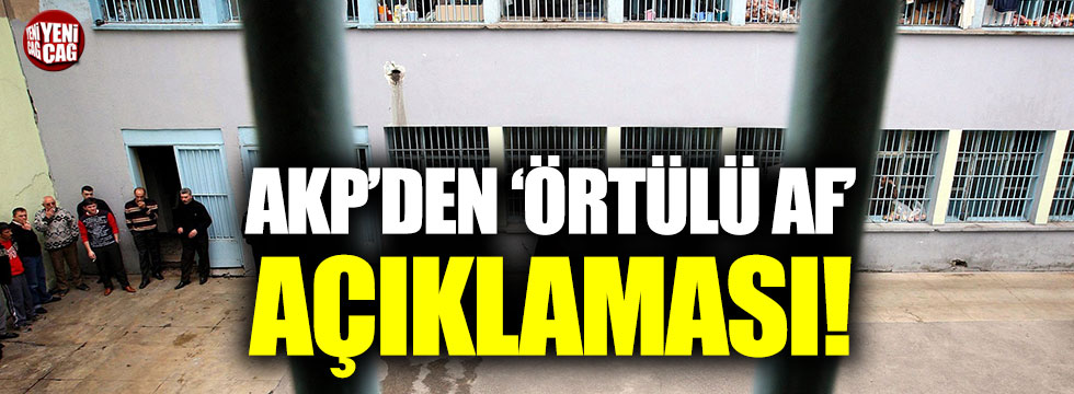 AKP’den ‘Örtülü af’ açıklaması