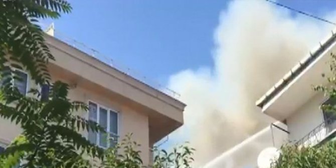 İstanbul Şişli'de 5 katlı bir evde yangın