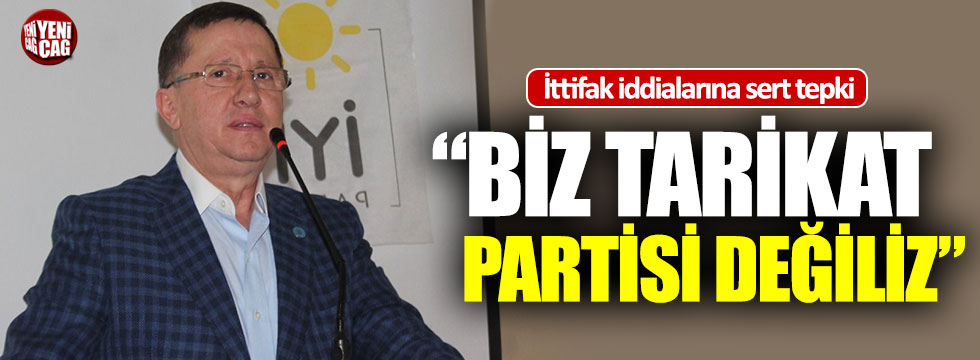 İYİ Partili Lütfü Türkkan: "Biz tarikat partisi değiliz"