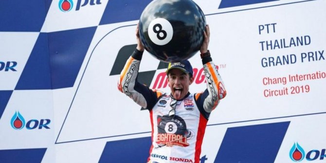 MotoGP’de şampiyon Marc Marquez