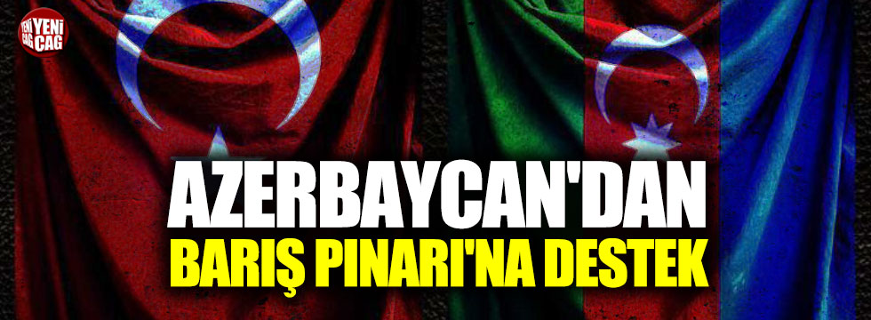 Azerbaycan'dan Barış Pınarı Harekatı'na destek