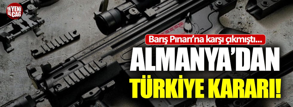 Almanya'da Türkiye'ye silah satışını durdurdu