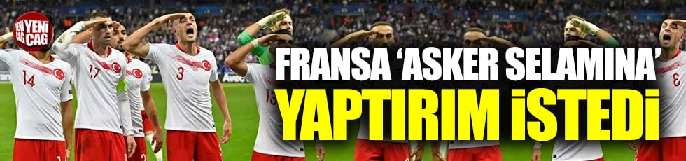 Fransa Spor Bakanı asker selamına yaptırım uygulamasını talep etti