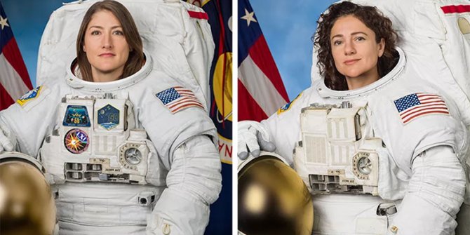 Tarihte ilk kez iki kadın astronot uzay yürüyüşü gerçekleştirdi