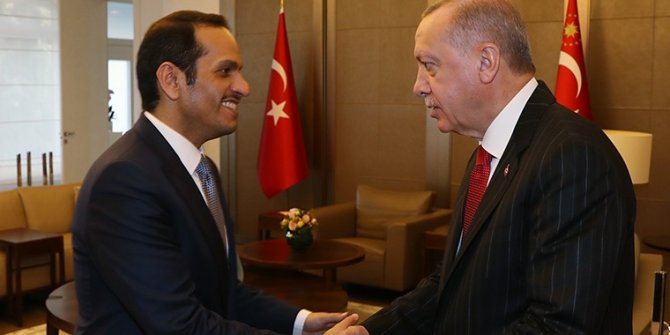 Erdoğan, Katar Başbakan Yardımcısı ile görüştü