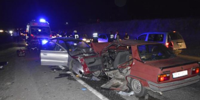 Kütahya'da trafik kazası
