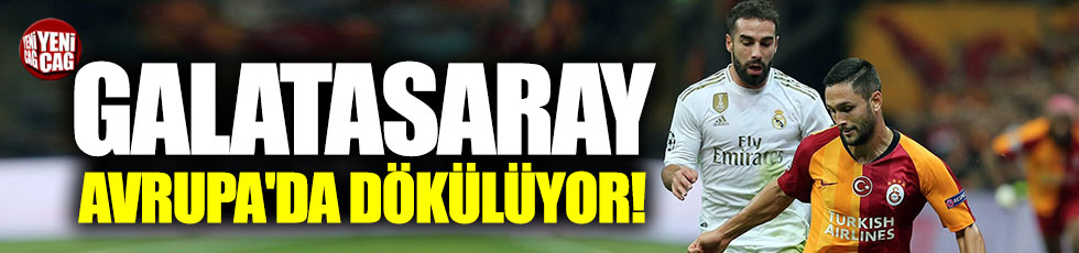 Galatasaray Avrupa'da dökülüyor!