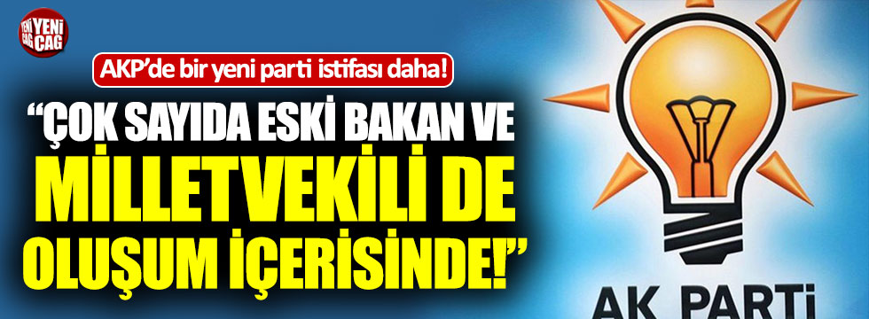 AKP'de bir yeni parti istifası daha!
