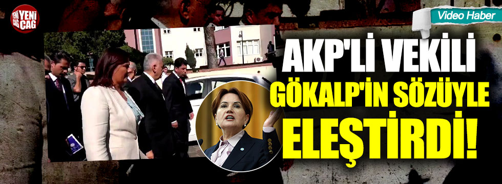 Akşener AKP'li vekili Gökalp'in sözüyle eleştirdi