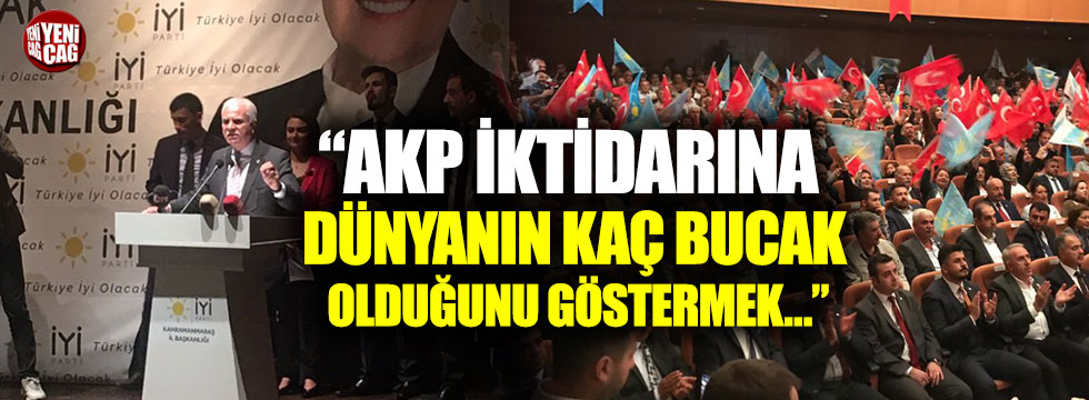 "AKP iktidarına 'dünyanın kaç bucak olduğunu' göstermek..."