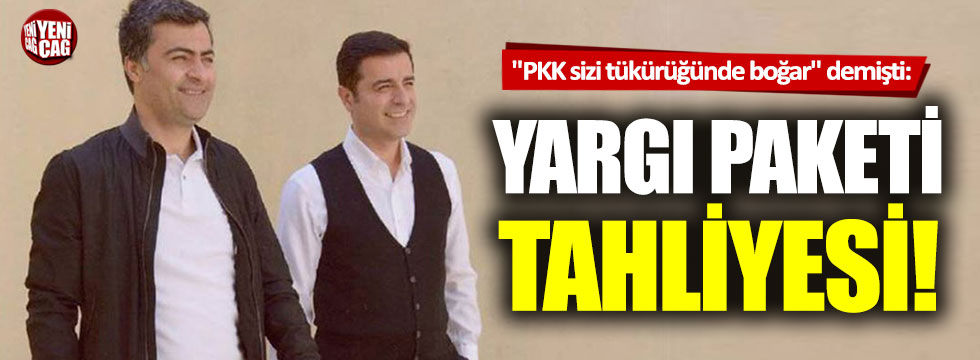 "PKK sizi tükürüğünde boğar" demişti: Tahliye kararı
